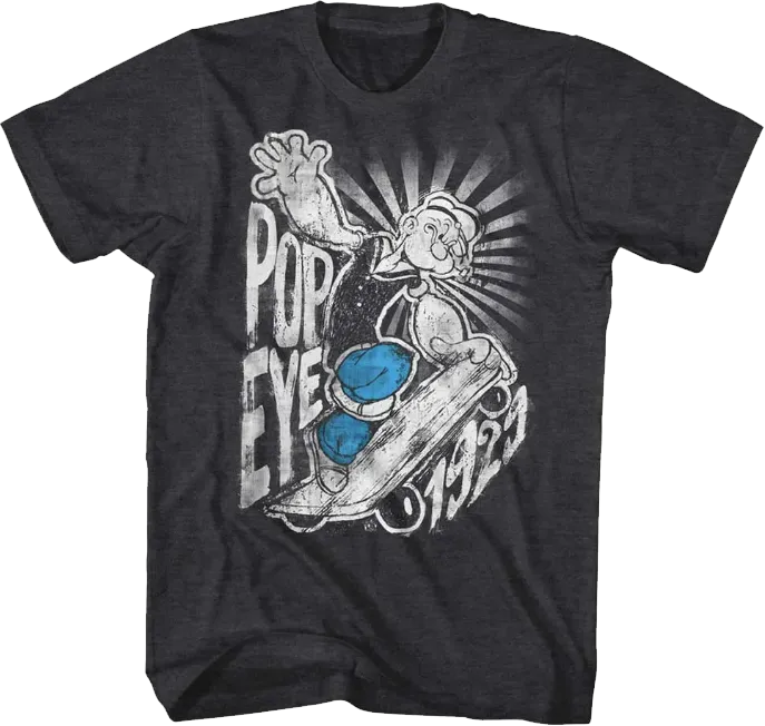 1929 Skateboard Popeye T-Shirt