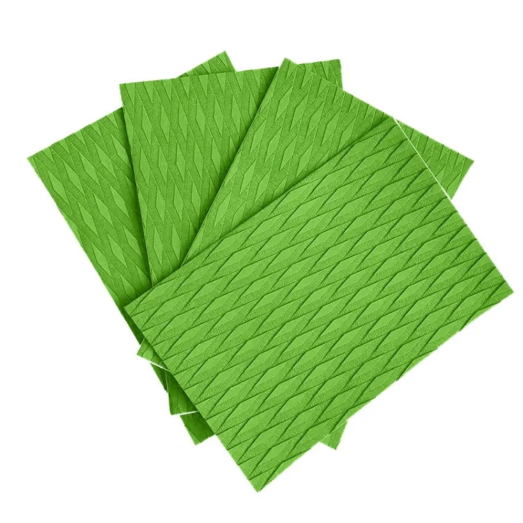 4pcs /Set EVA Surfboard Anti-Skid Pads Kayak Foot Pads(Green)