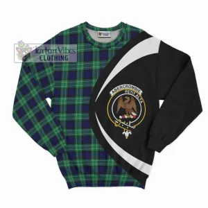 Abercrombie Tartan Sweatshirt with Family Crest Circle Style