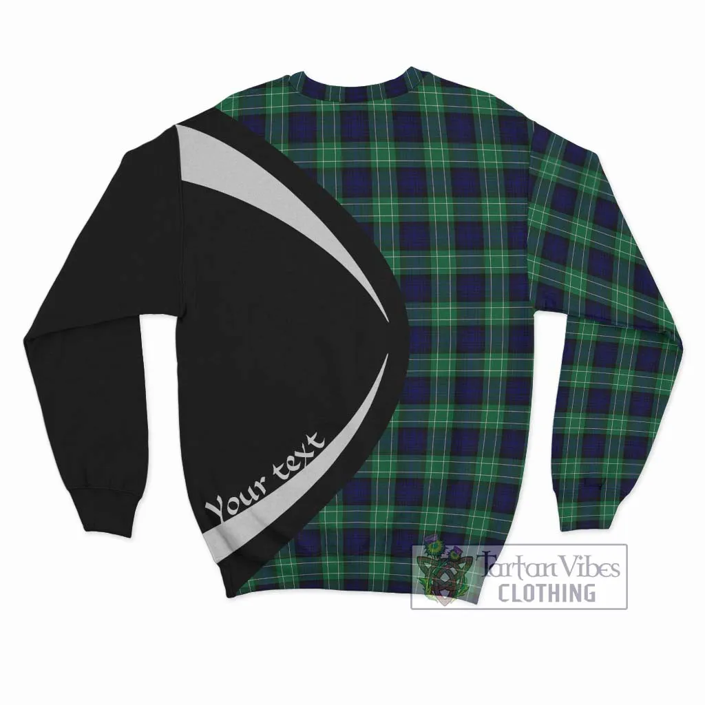 Abercrombie Tartan Sweatshirt with Family Crest Circle Style