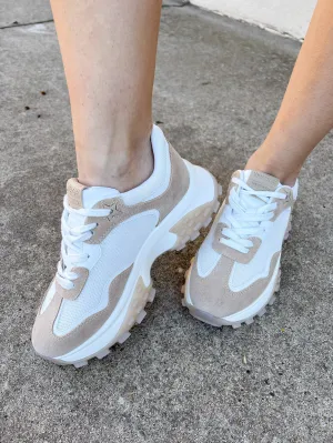 Accelerate Chunky Sneakers - Taupe