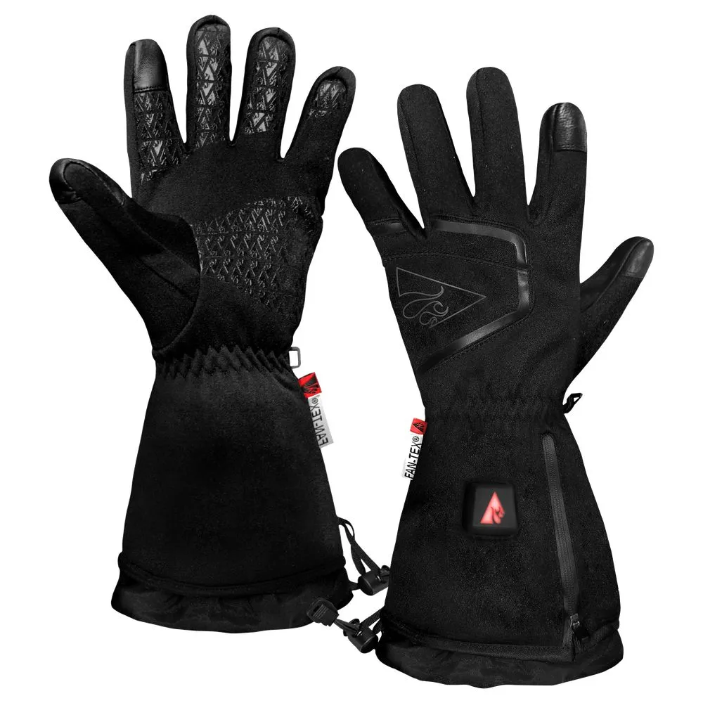 ActionHeat AH-FWGV-5V-M-2X 5V Plush-Softshell Heated Gloves for Men - Black - 2XL