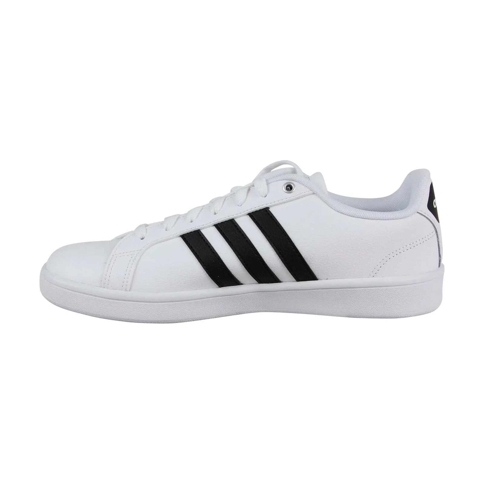 Adidas Cf Advantage AW4294 Mens White Leather Lace Up Lifestyle Sneakers Shoes