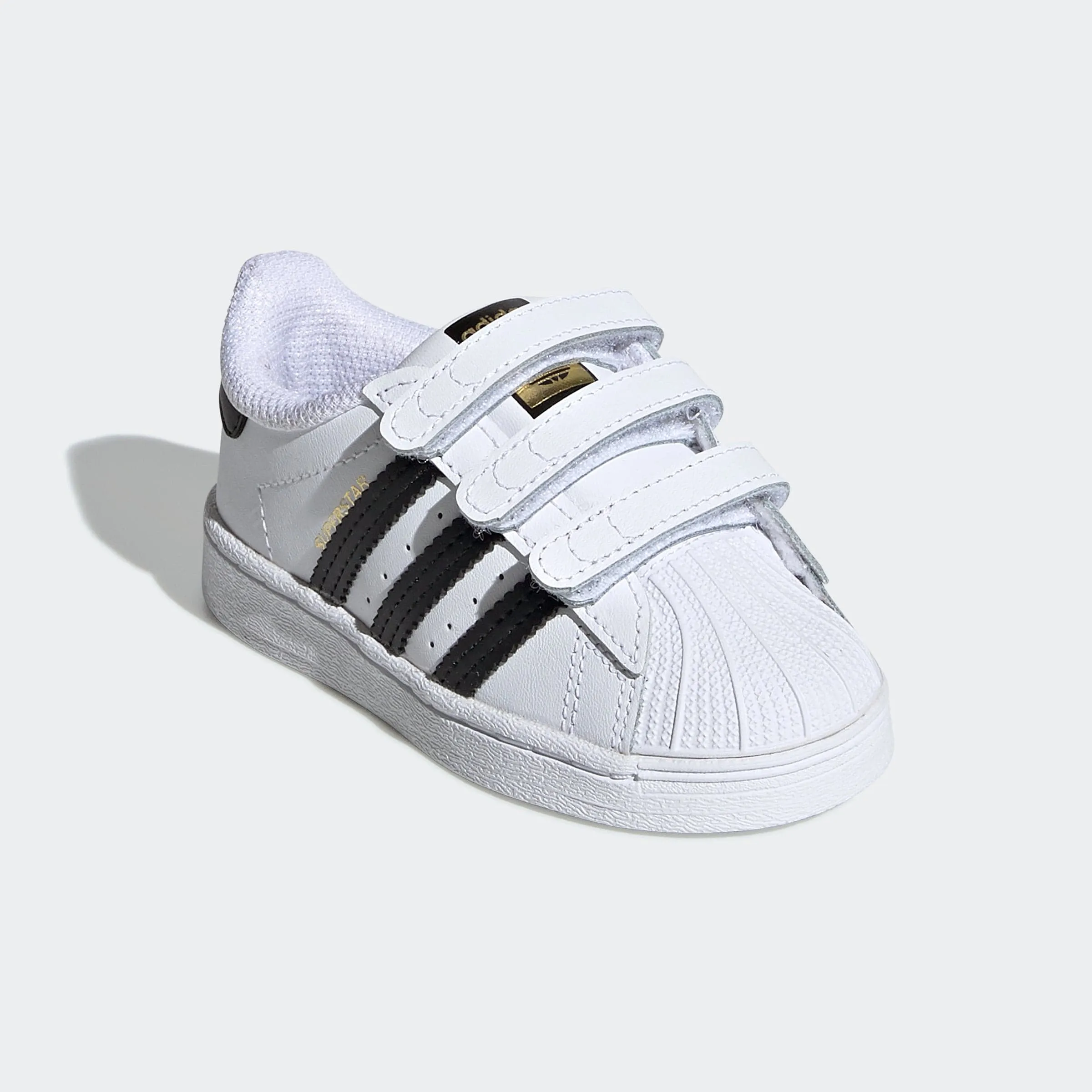 ADIDAS ORIGINALS Boys Black Superstar Trainers