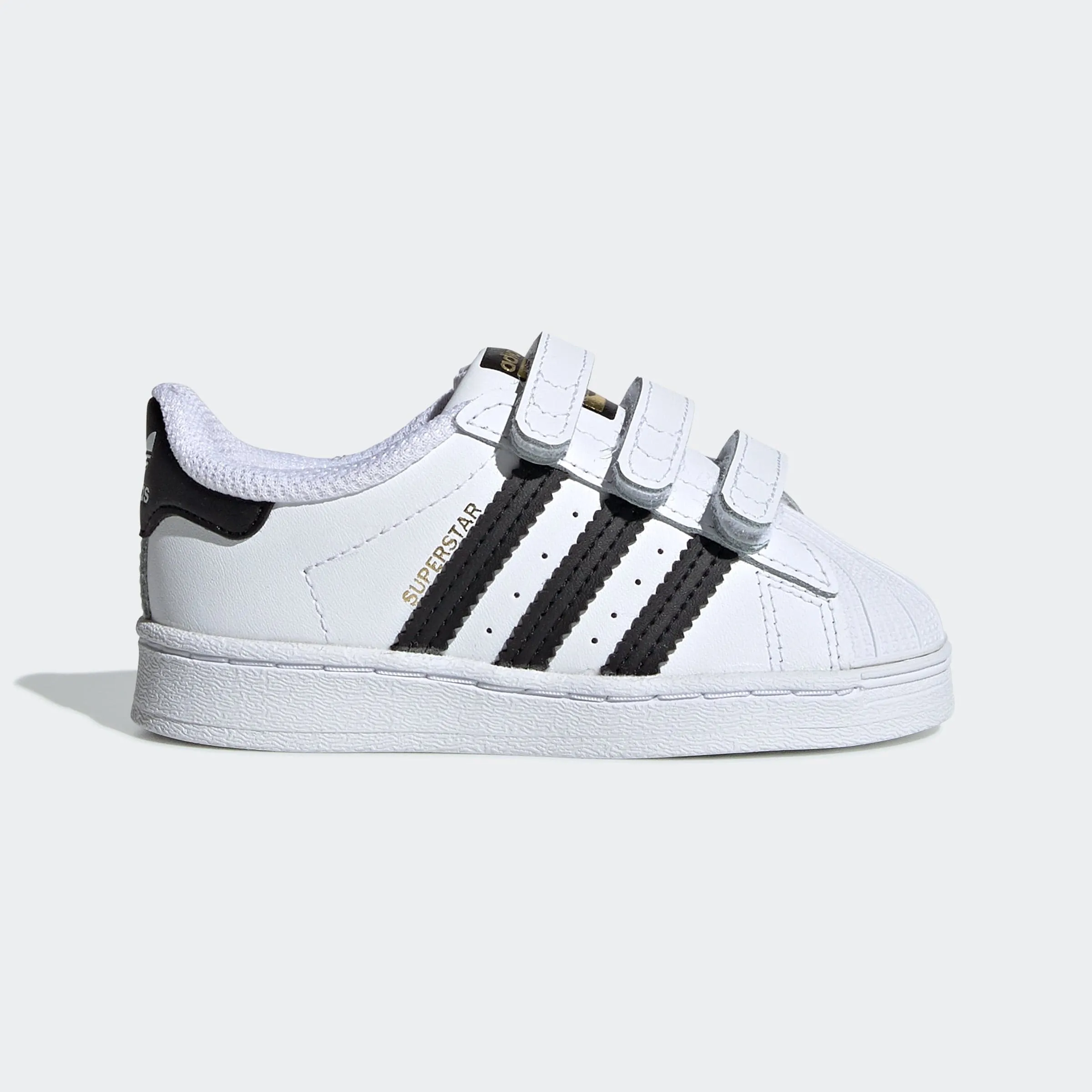 ADIDAS ORIGINALS Boys Black Superstar Trainers