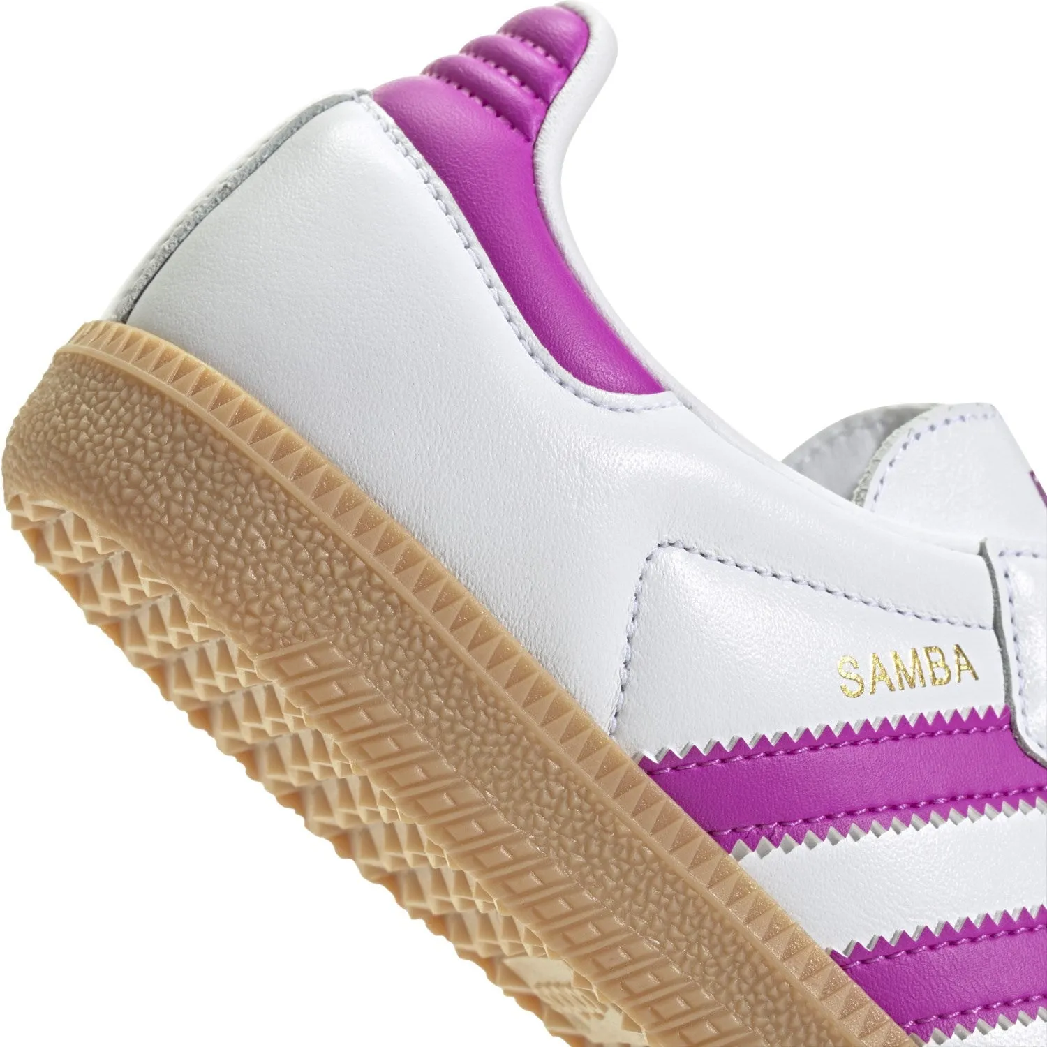 adidas Originals Ftwwht/Purbur/Gum3 Samba Og J Sneakers