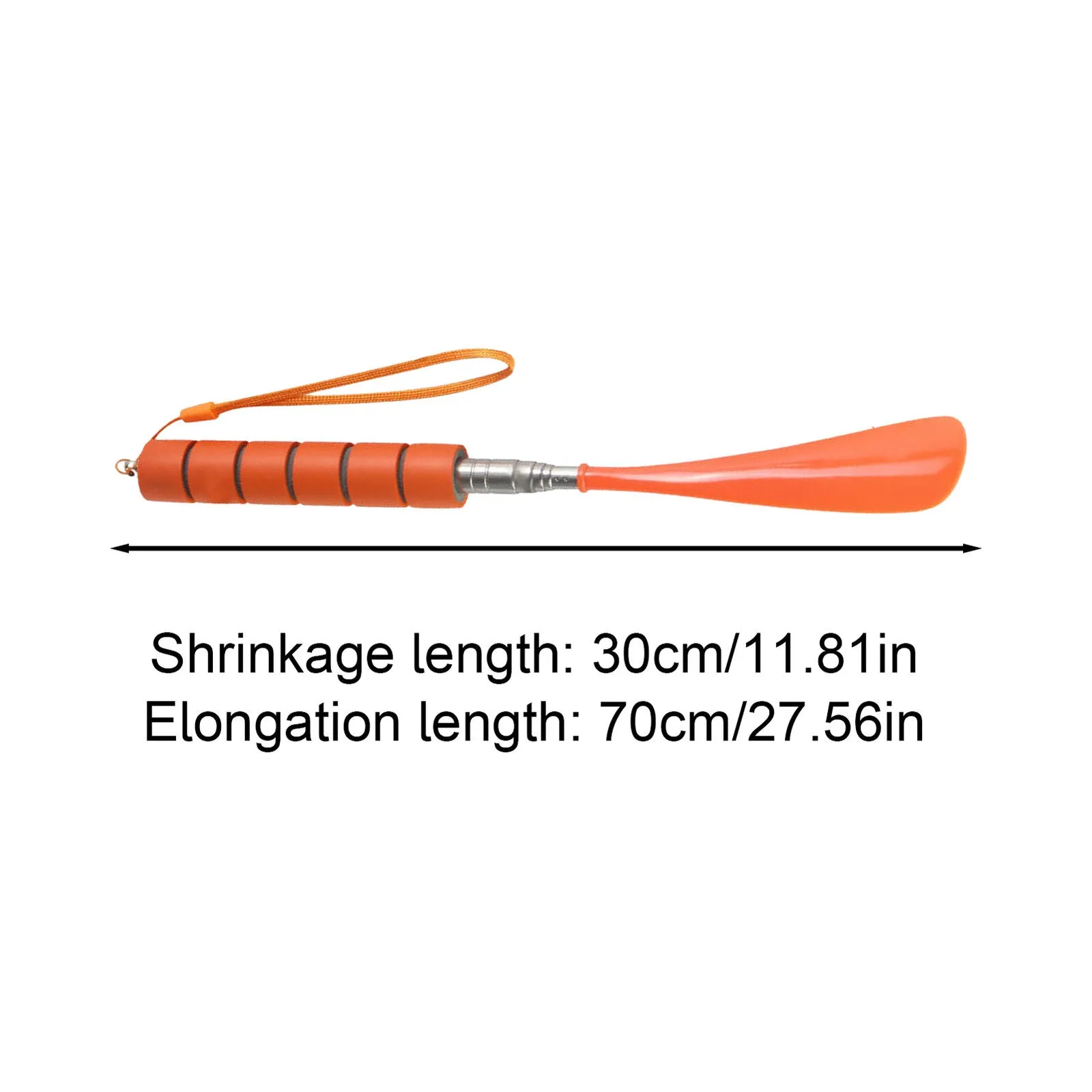 Adjustable Stainless Steel Shoe Horn Comfortable Handle