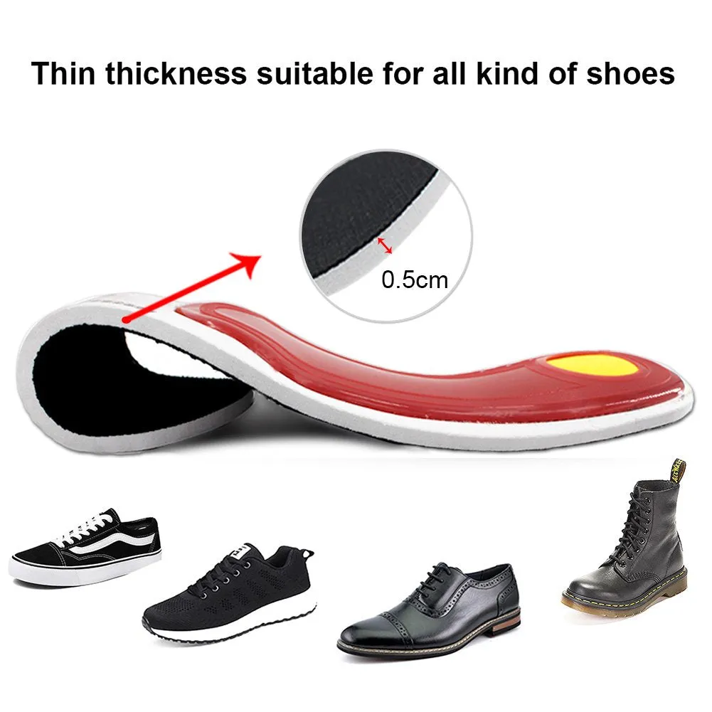 Ailaka High Arch Support Shoe Insoles Inserts for Flat Feet - Orthotic Insoles High Arch for Men Women Arch Pain, Plantar Fasciitis Relief Insoles 9-12 M US Women/7.5-10.5 M US Men