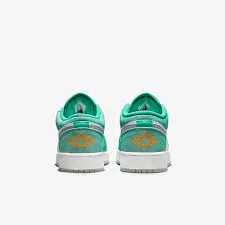 Air Jordan 1 Low SE (GS) New Emerald Taxi White DO8244-301