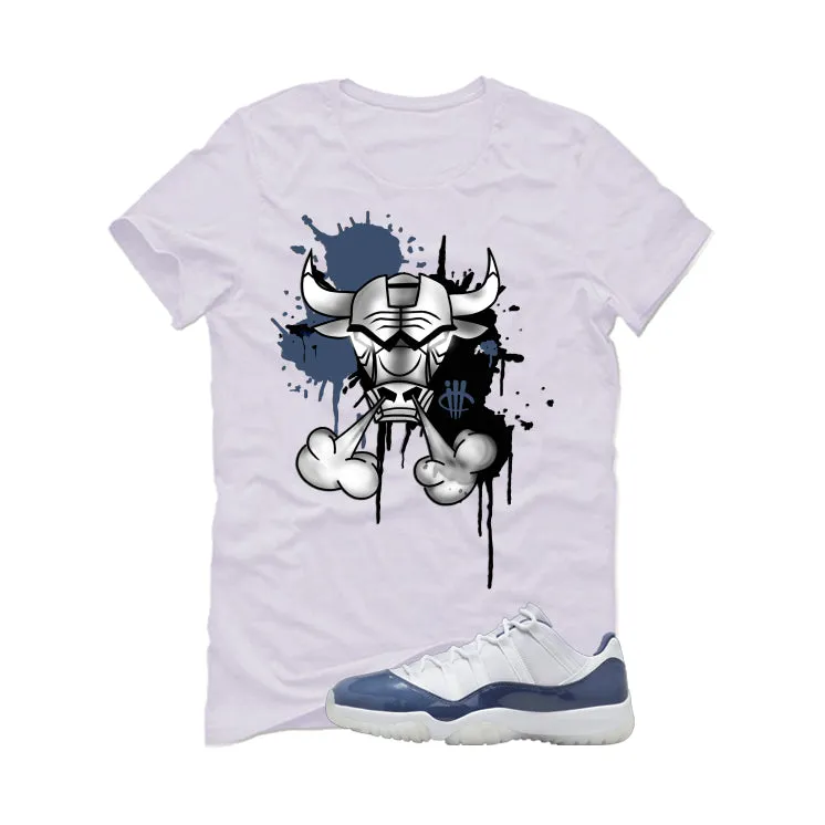 Air Jordan 11 Low Diffused Blue White T-Shirt (Iron Bull)| illcurrency