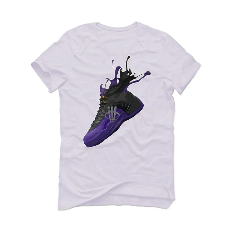 Air Jordan 12 Field Purple - White T-Shirt (SPLASH 12)