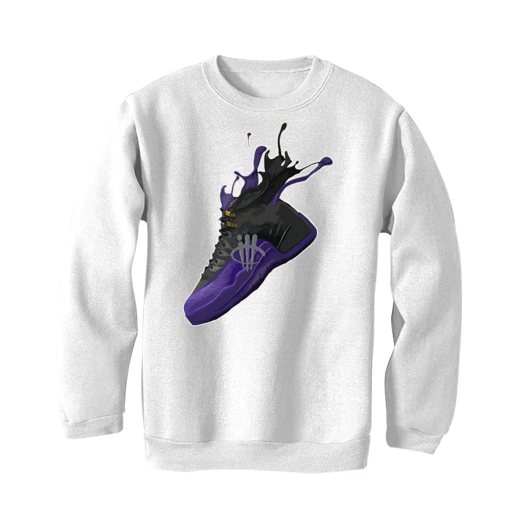 Air Jordan 12 Field Purple - White T-Shirt (SPLASH 12)