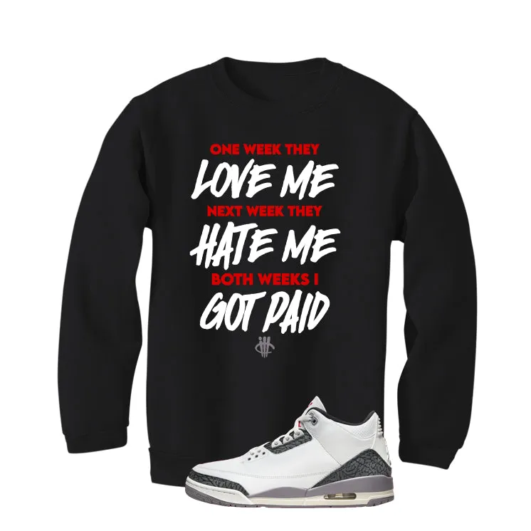 Air Jordan 3 Cement Grey Black T-Shirt (Paid)| illcurrency