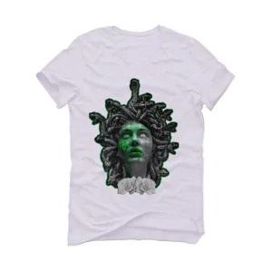 Air Jordan 4 (METALLIC PACK) GREEN 2020 White T-Shirt (illdussa)