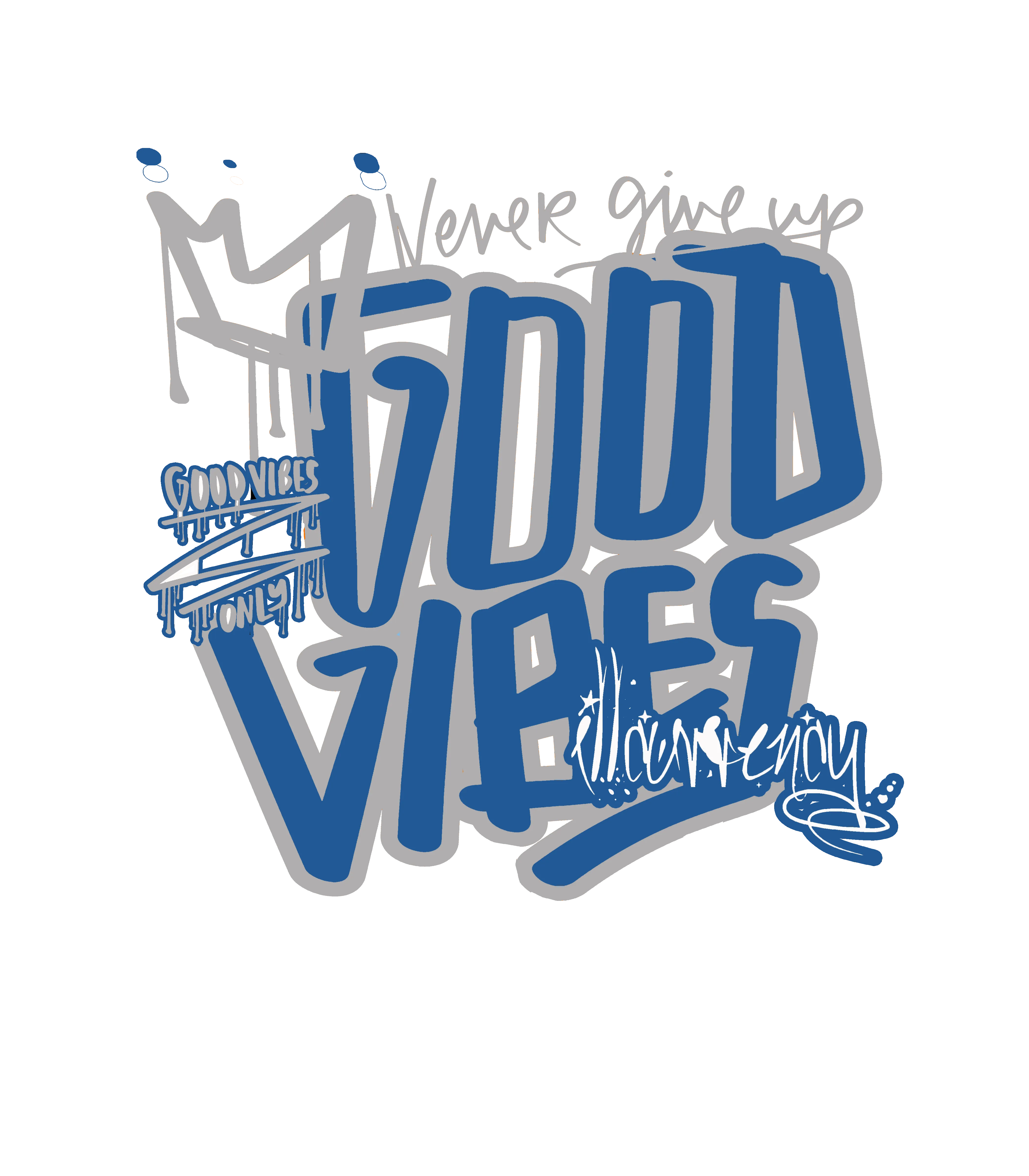 Air Jordan 4 “Military Blue” | illcurrency White T-Shirt (Good Vibes)