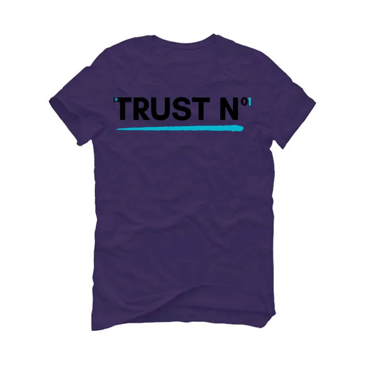 Air Jordan 6 Retro Aqua Purple T-Shirt (TRUST NO ONE)