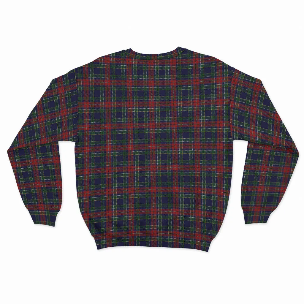 Allison Red Tartan Sweatshirt with Family Crest