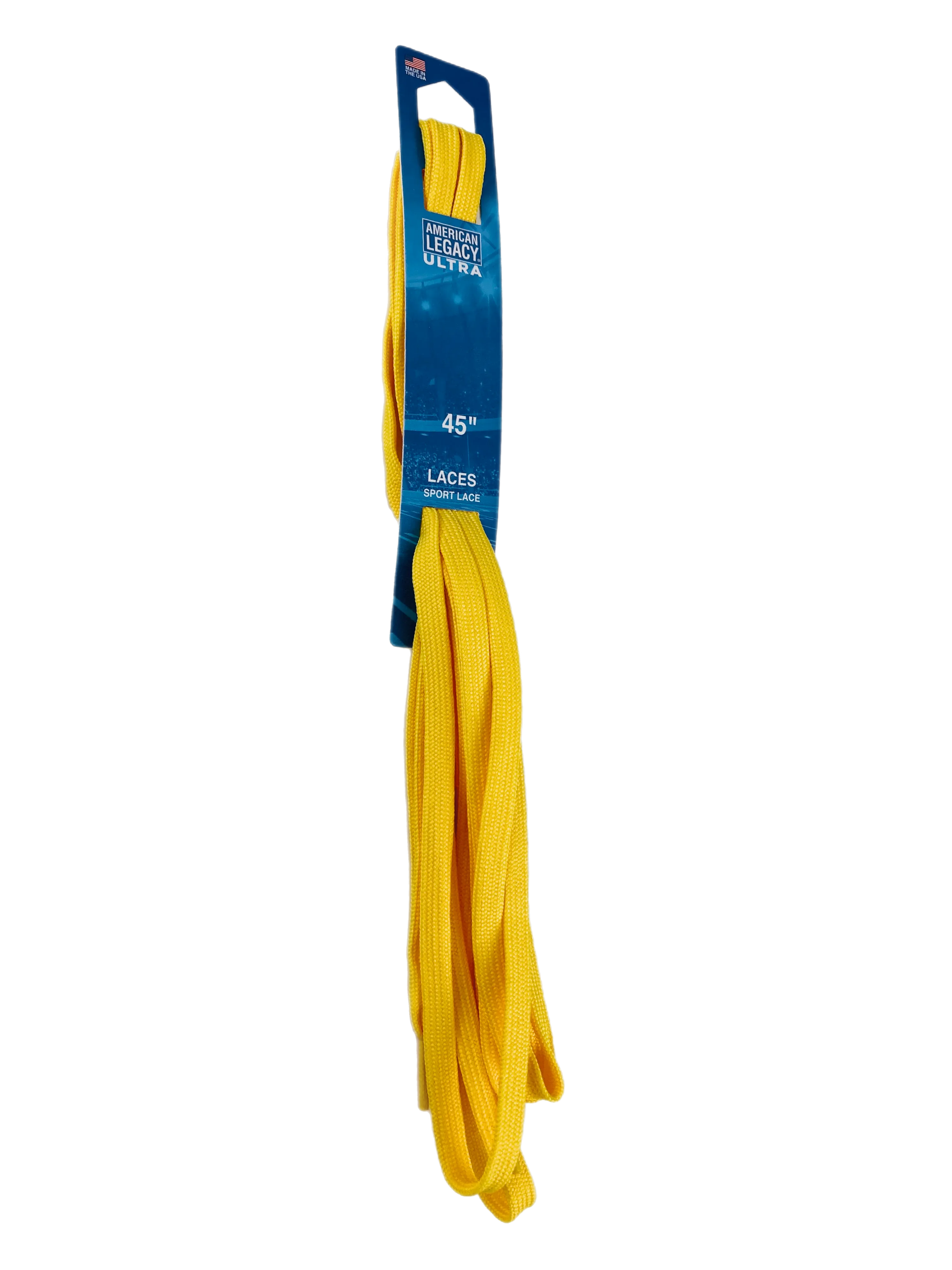 American Legacy ® Ultra Narrow Flat Tubular Laces | Canary Yellow