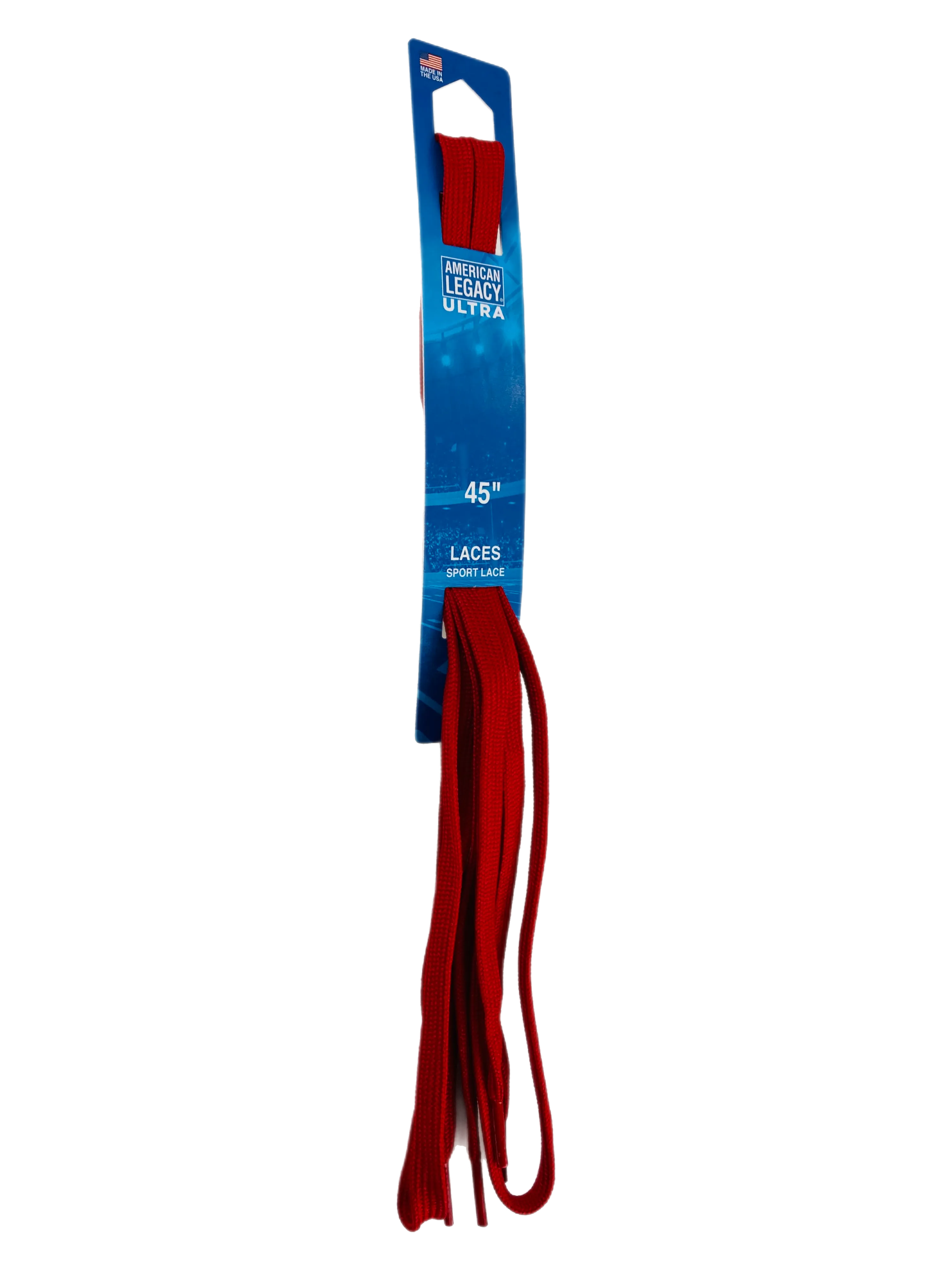 American Legacy ® Ultra Narrow Flat Tubular Laces | Red