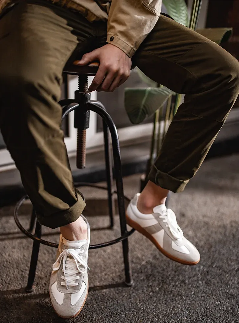 Amozae- Vintage Style Military Sneakers