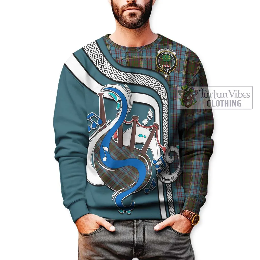 Anderson Tartan Sweatshirt with Epic Bagpipe Style