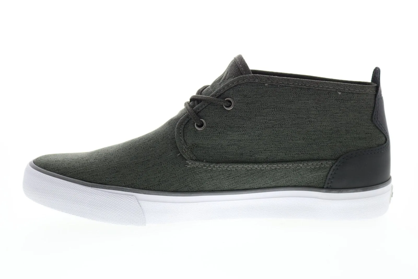 Andrew Marc Bergen Mid NYBERGMHC-0277 Mens Gray Canvas Lifestyle Sneakers Shoes