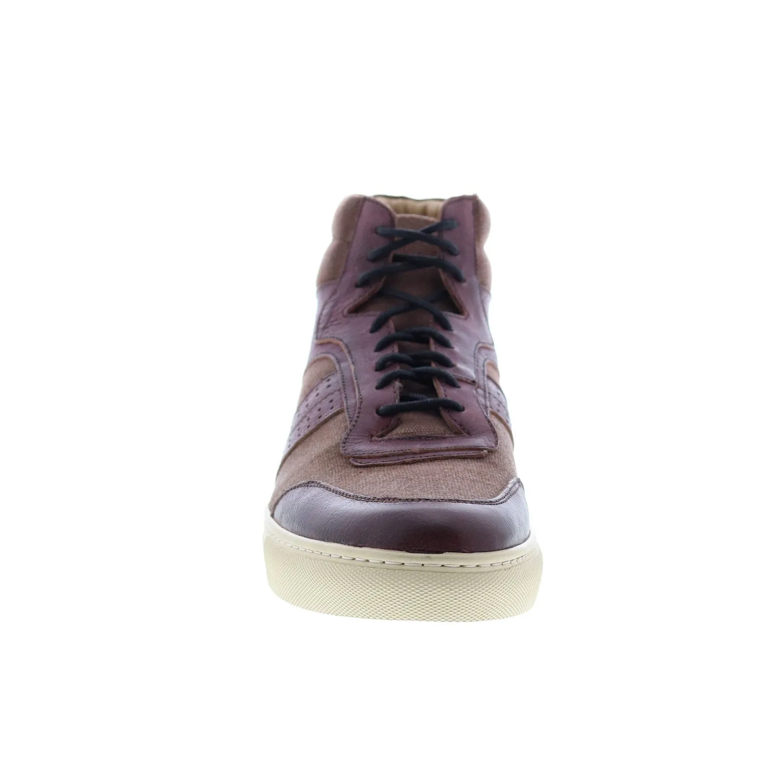 Andrew Marc Concord AMCONL-639 Mens Brown Leather Lifestyle Sneakers Shoes