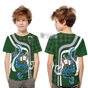 Arthur Tartan Kid T-Shirt with Epic Bagpipe Style