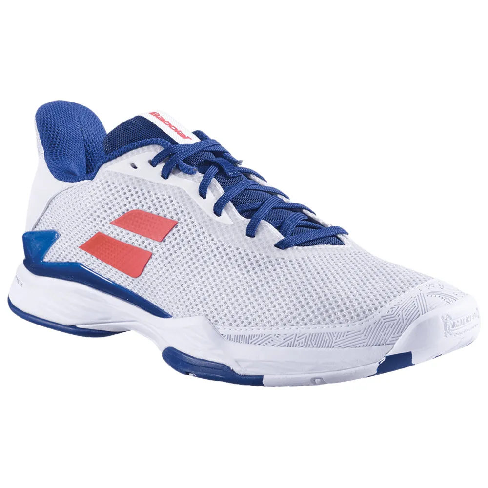 Babolat Jet Tere All Court Tennis Shoes (Mens) - White/Estate Blue