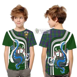 Bailey Tartan Kid T-Shirt with Epic Bagpipe Style