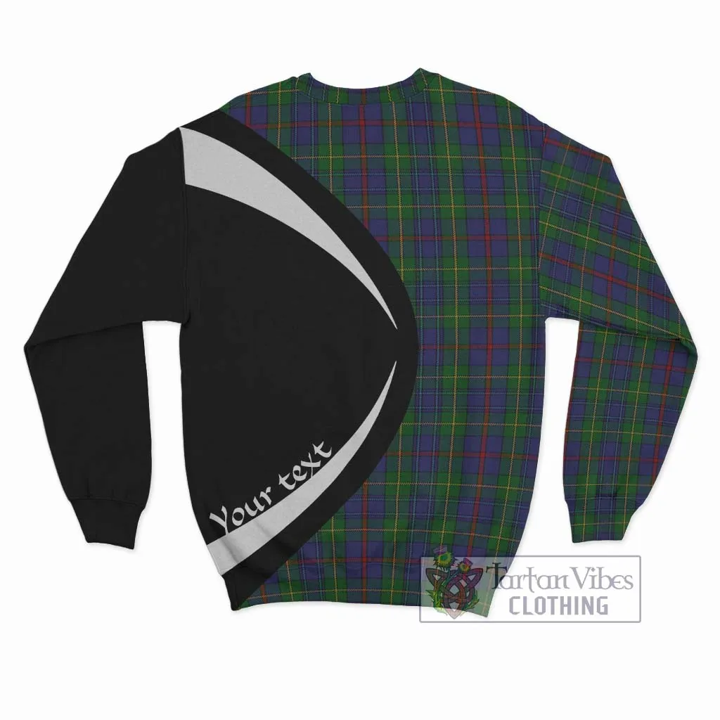 Bailey Tartan Sweatshirt with Family Crest Circle Style