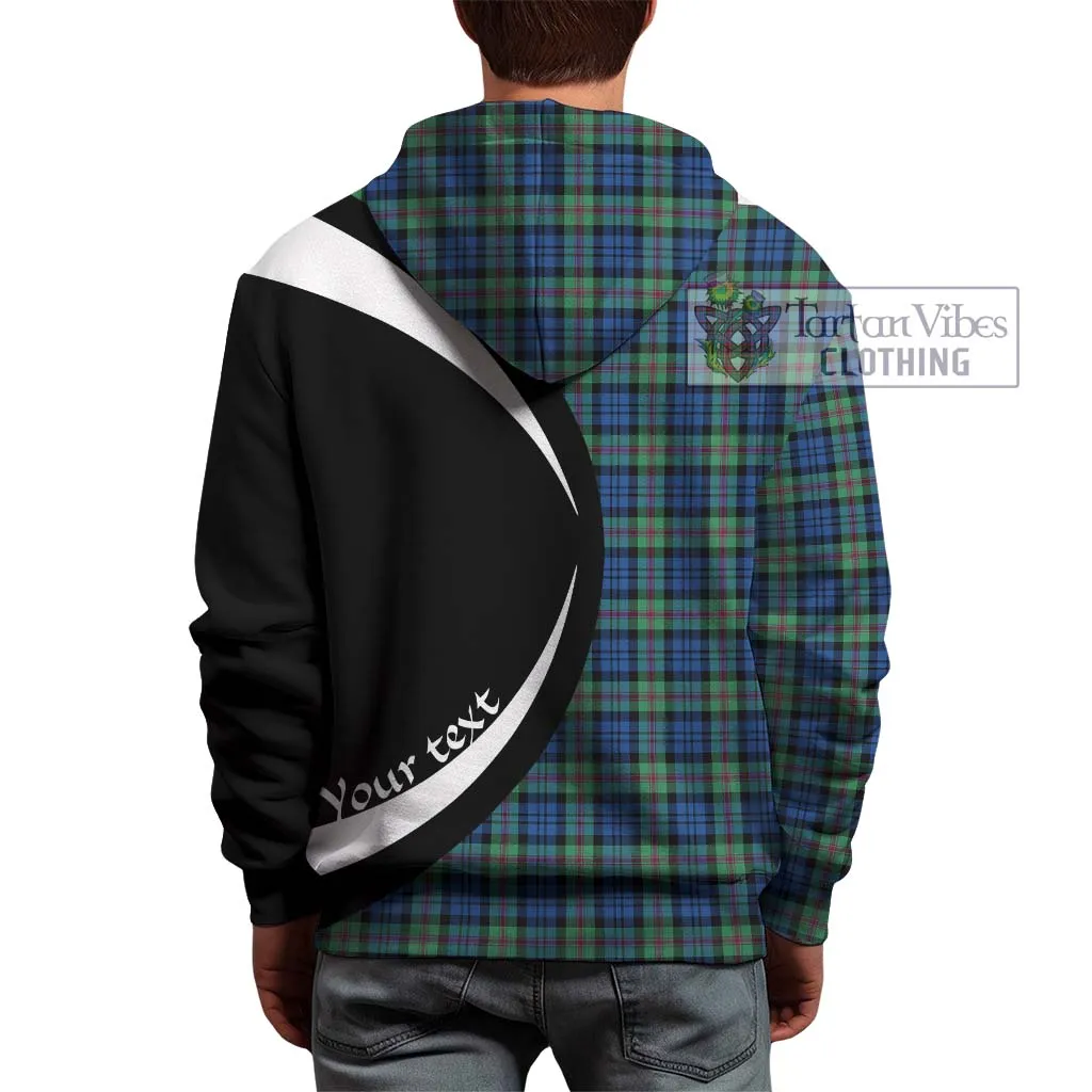 Baird Ancient Tartan Hoodie with Family Crest Circle Style