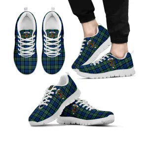 Baird Ancient Tartan Sneakers with Family Crest