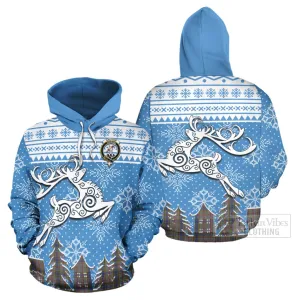 Balfour Clan Christmas Hoodie Celtic Reindeer Style