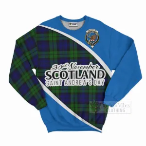 Bannatyne Family Crest Tartan Sweatshirt Celebrate Saint Andrew's Day in Style