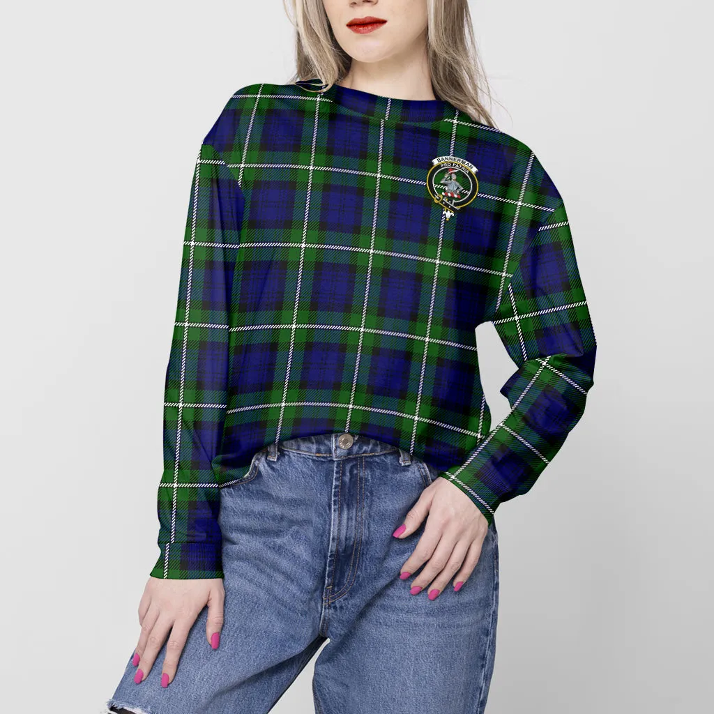 Bannerman Tartan Sweatshirt with Family Crest