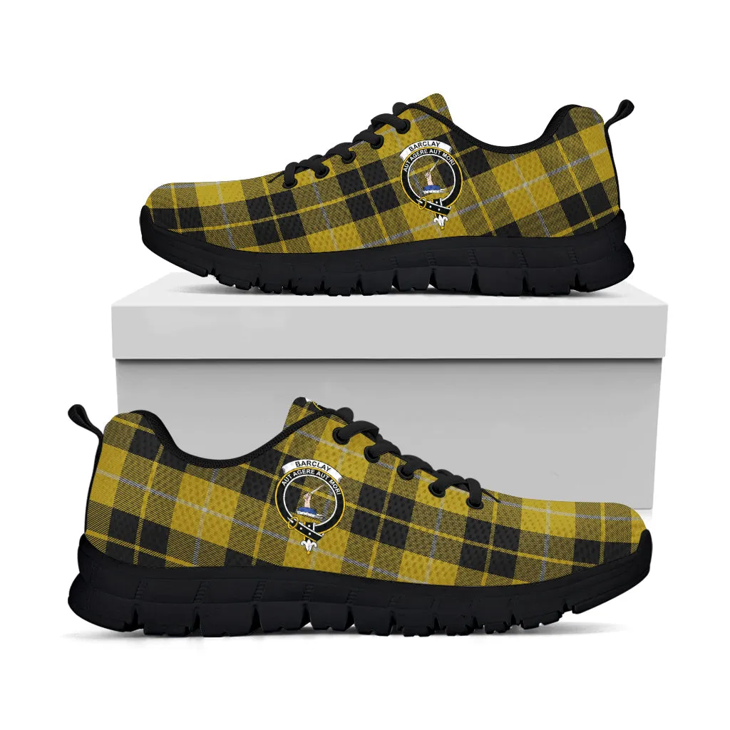 Barclay Dress Tartan Sneakers with Family Crest