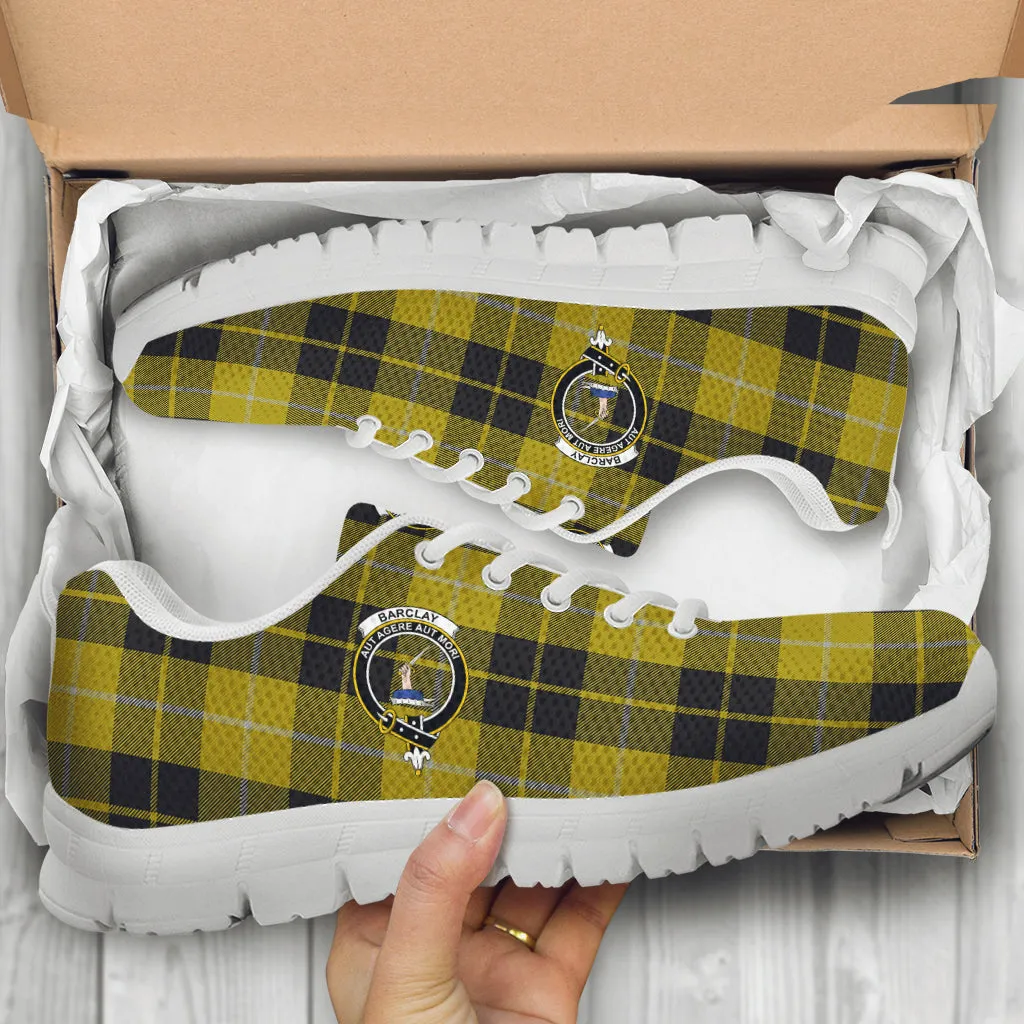 Barclay Dress Tartan Sneakers with Family Crest