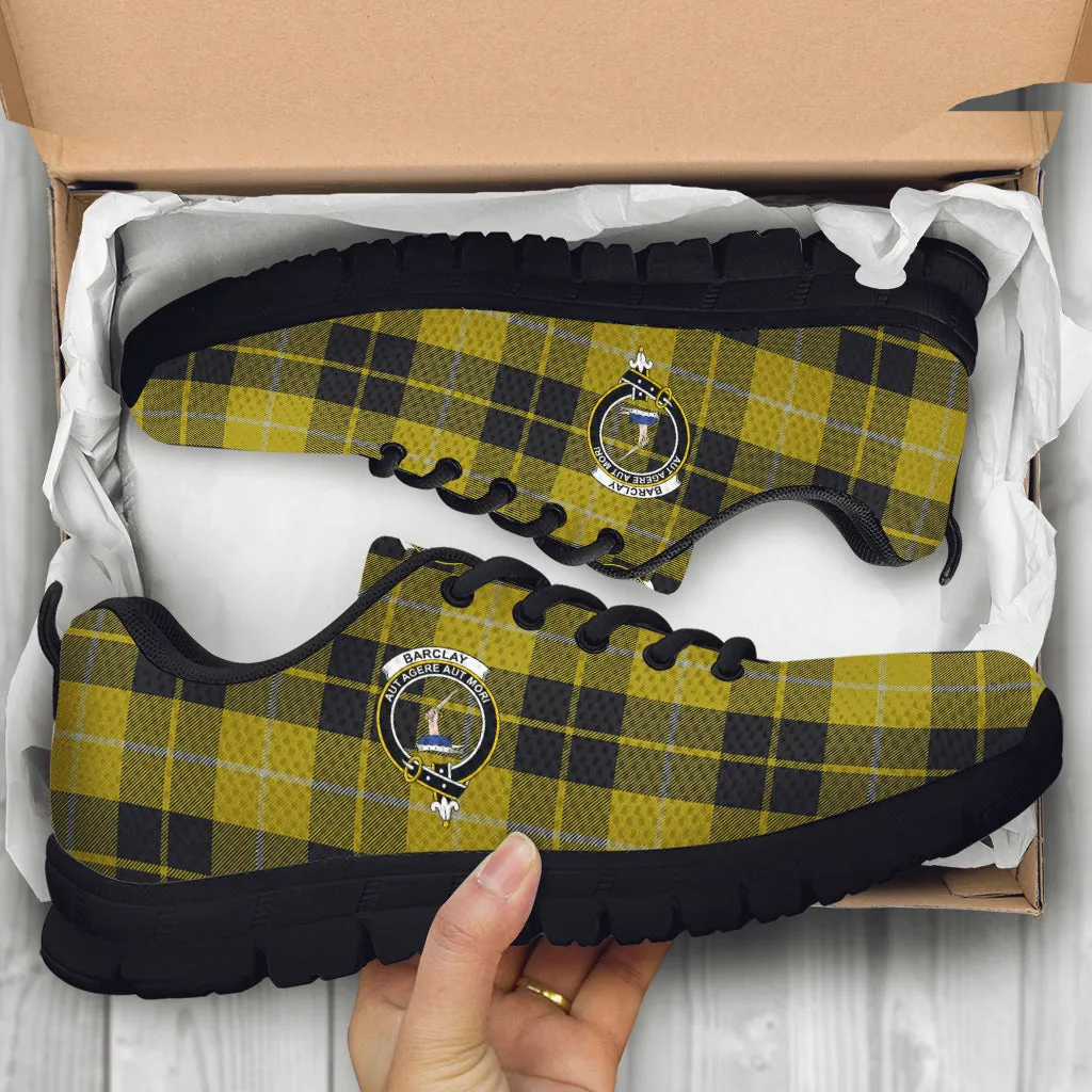 Barclay Dress Tartan Sneakers with Family Crest