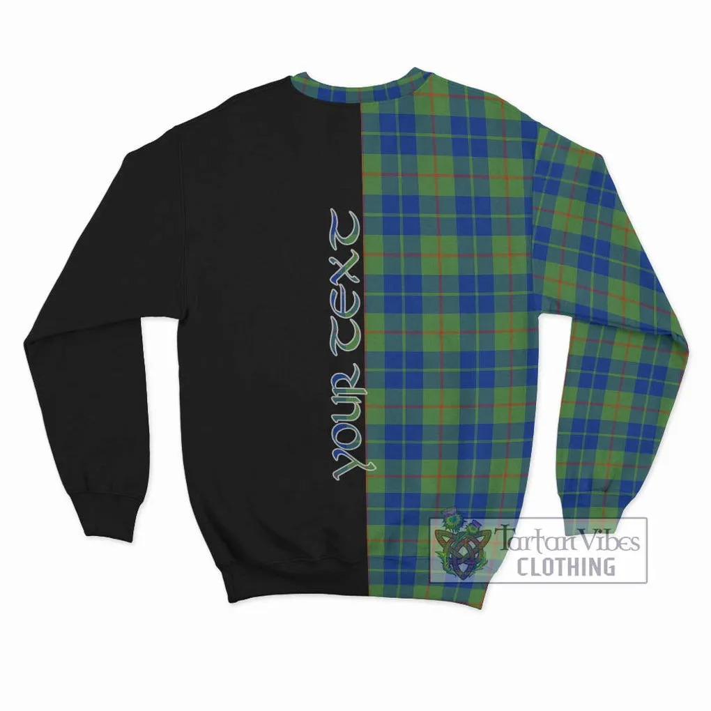 Barclay Hunting Ancient Tartan Sweatshirt with Family Crest and Half Of Me Style