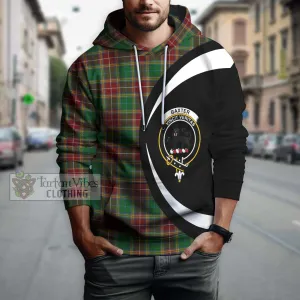 Baxter Tartan Hoodie with Family Crest Circle Style