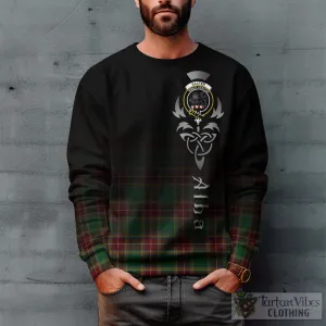 Baxter Tartan Sweatshirt Featuring Alba Gu Brath Family Crest Celtic Inspired