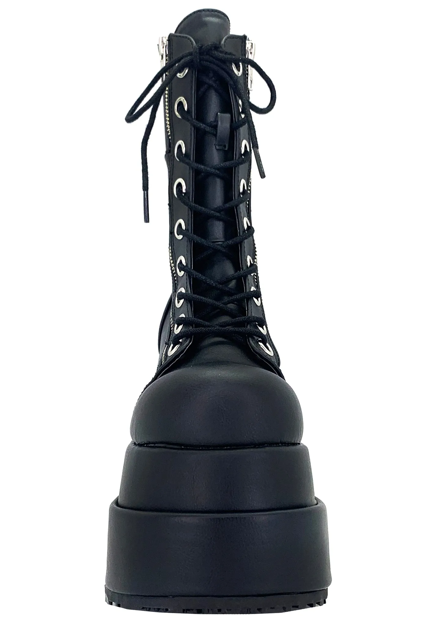 BEAR 265 Twisted Mind Black Platform Boots