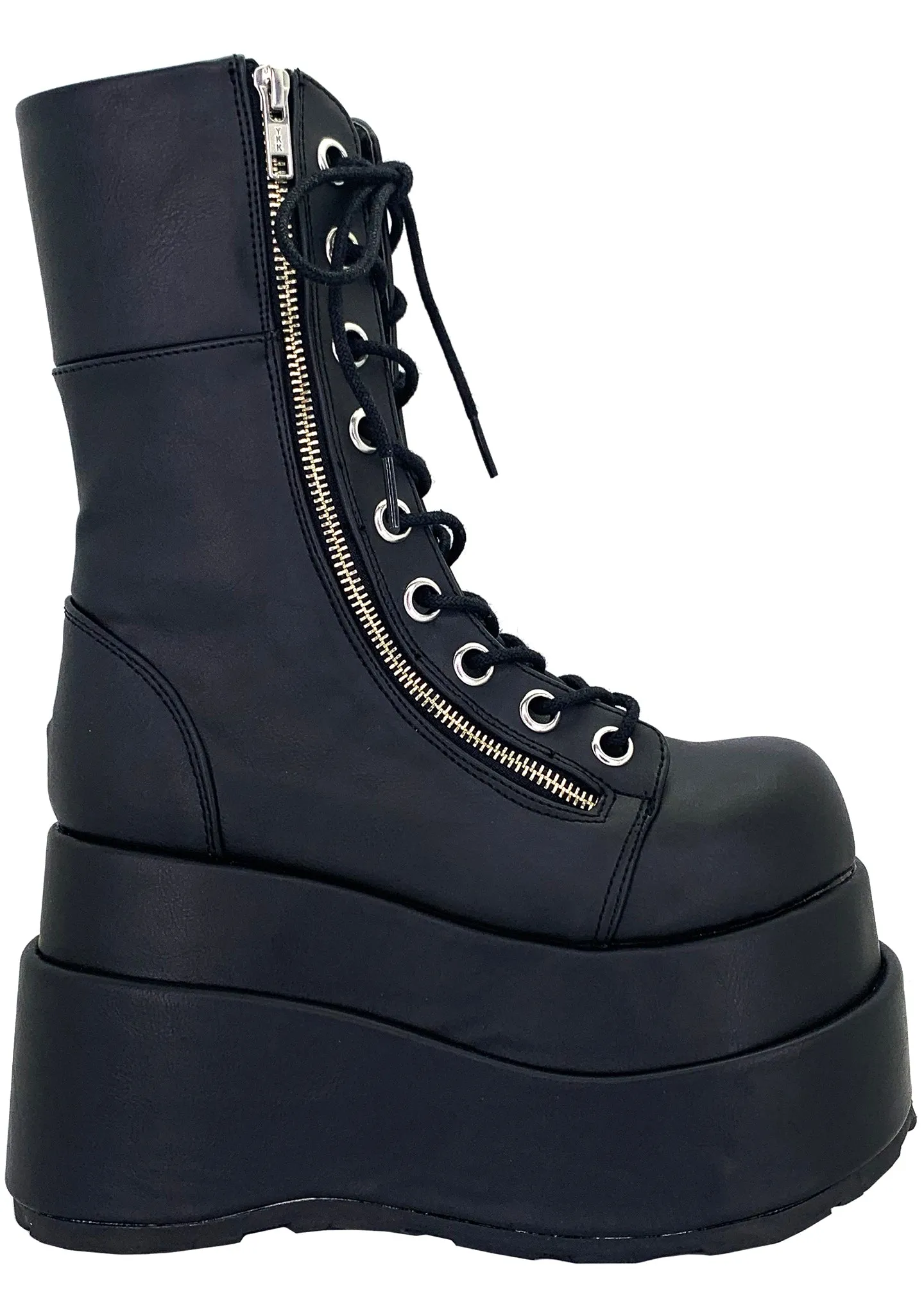 BEAR 265 Twisted Mind Black Platform Boots