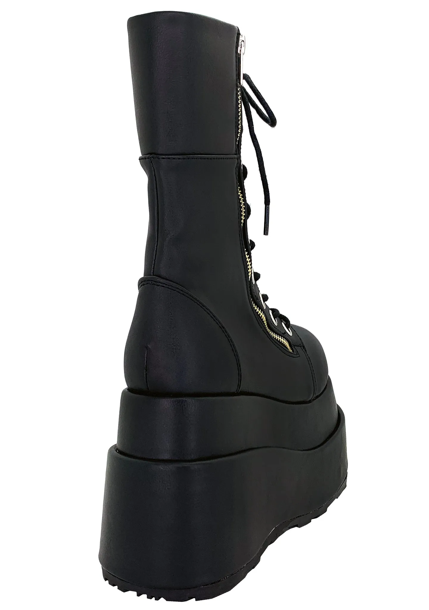 BEAR 265 Twisted Mind Black Platform Boots