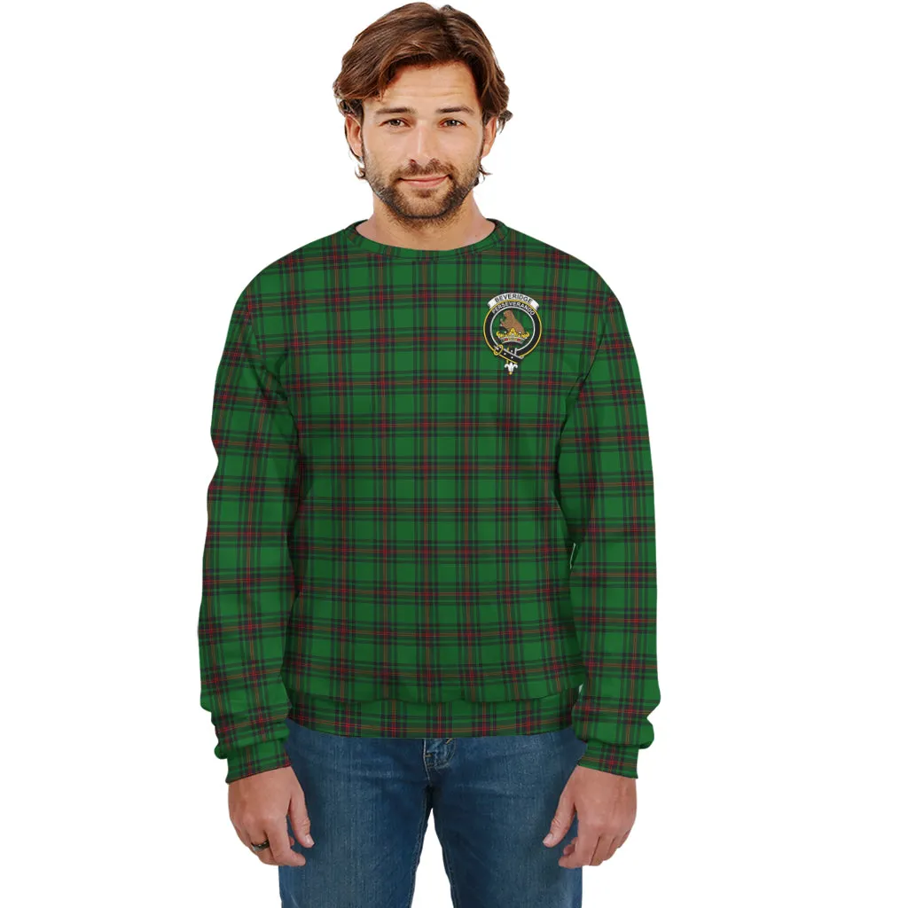 Beveridge Tartan Sweatshirt with Family Crest