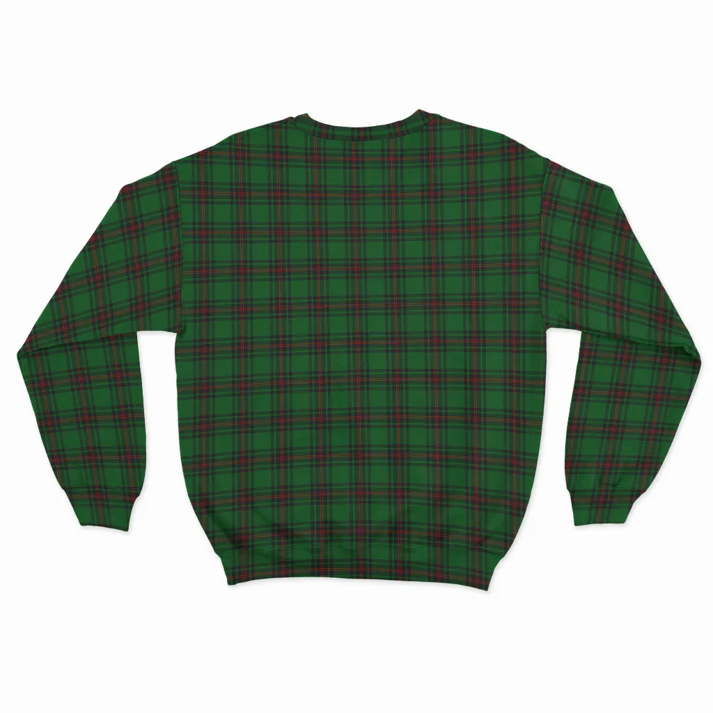 Beveridge Tartan Sweatshirt with Family Crest