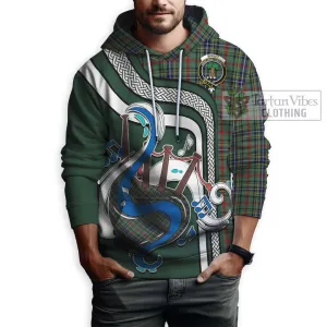 Bisset Tartan Hoodie with Epic Bagpipe Style