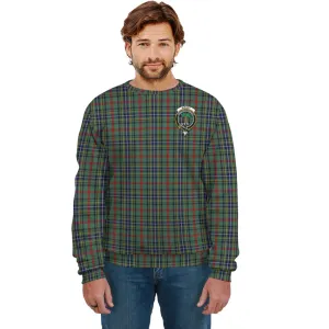 Bisset Tartan Sweatshirt with Family Crest