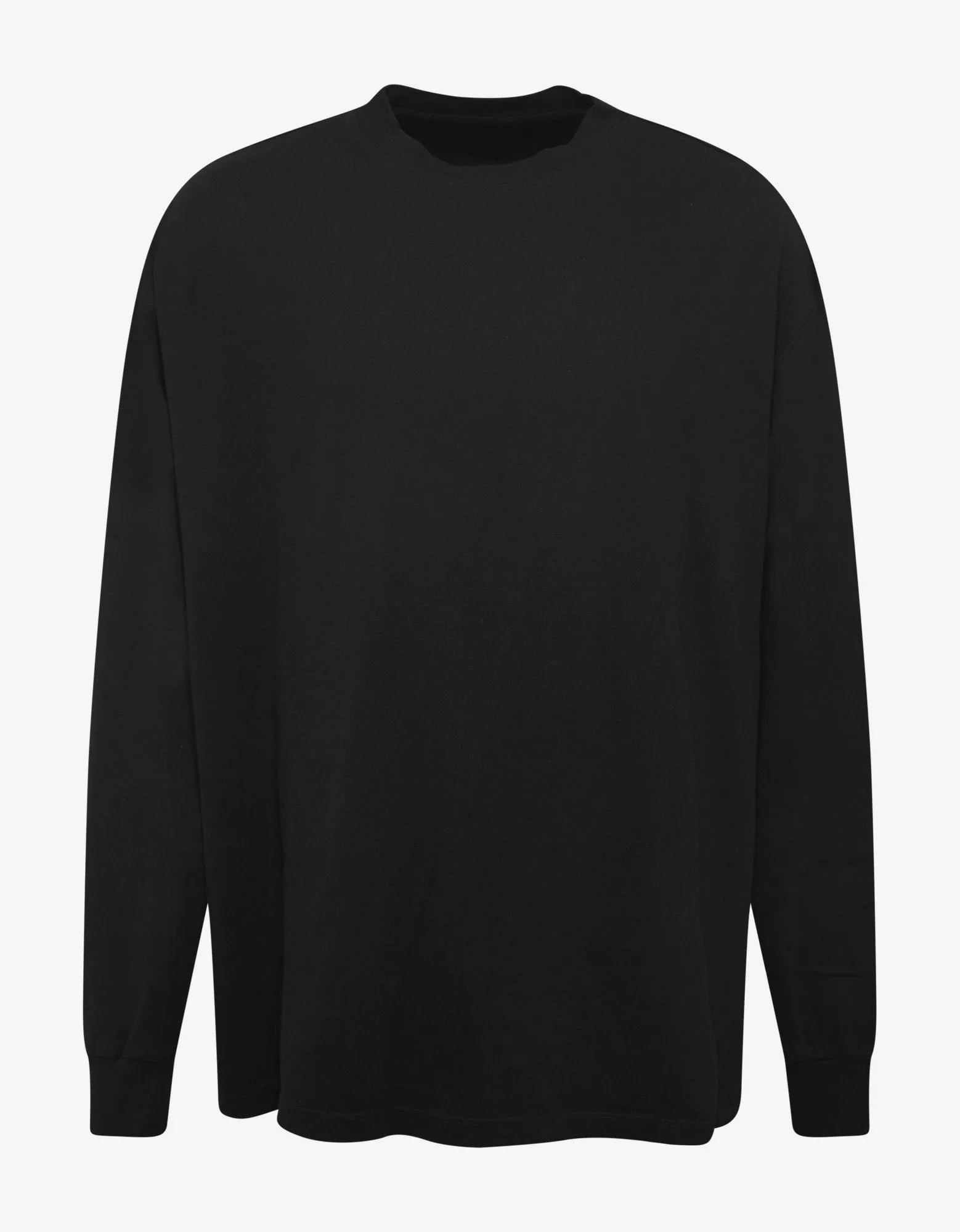 Black Printed Long Sleeve Skate T-Shirt